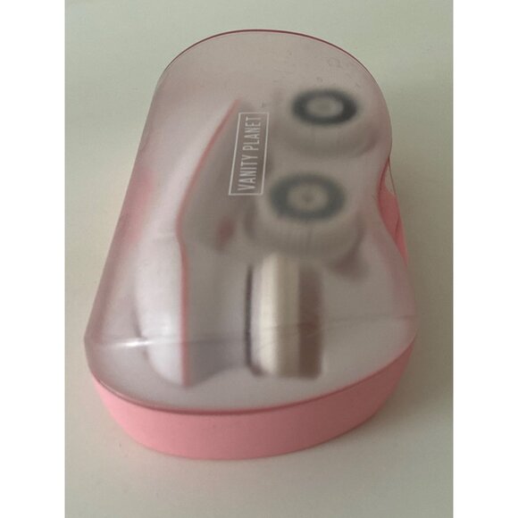 Vanity Planet Facial Cleansing Skin Spa 3 Interchangable Brushes Cordless Pucker - Picture 15 of 16
